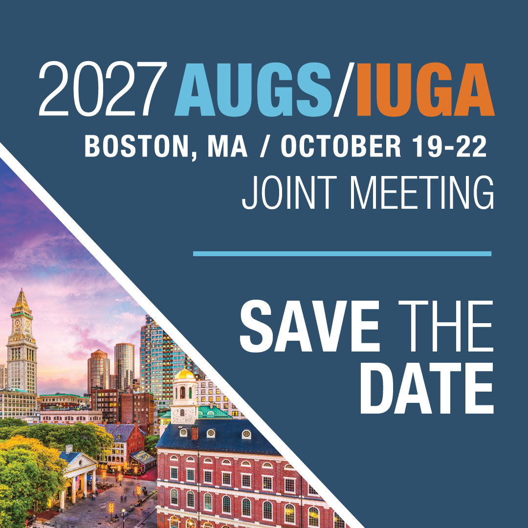 Announcement of the AUGS/IUGA Joint Meeting 2027